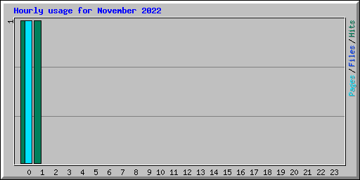 Hourly usage for November 2022